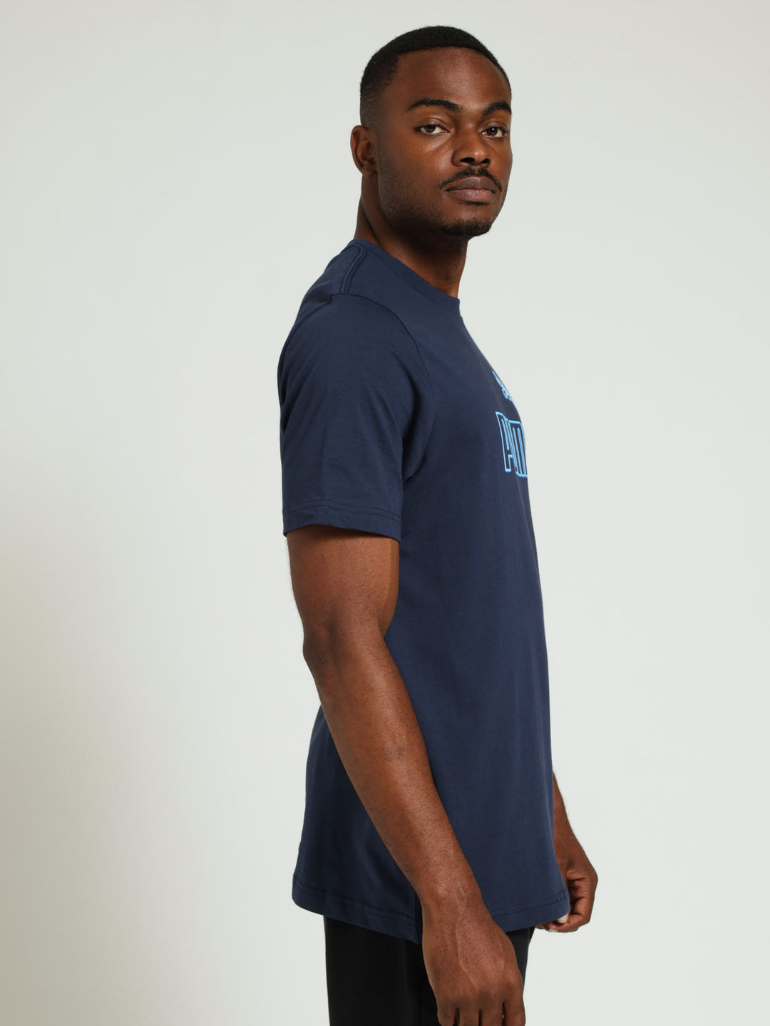 No.1 Cutline Logo Tee - Navy