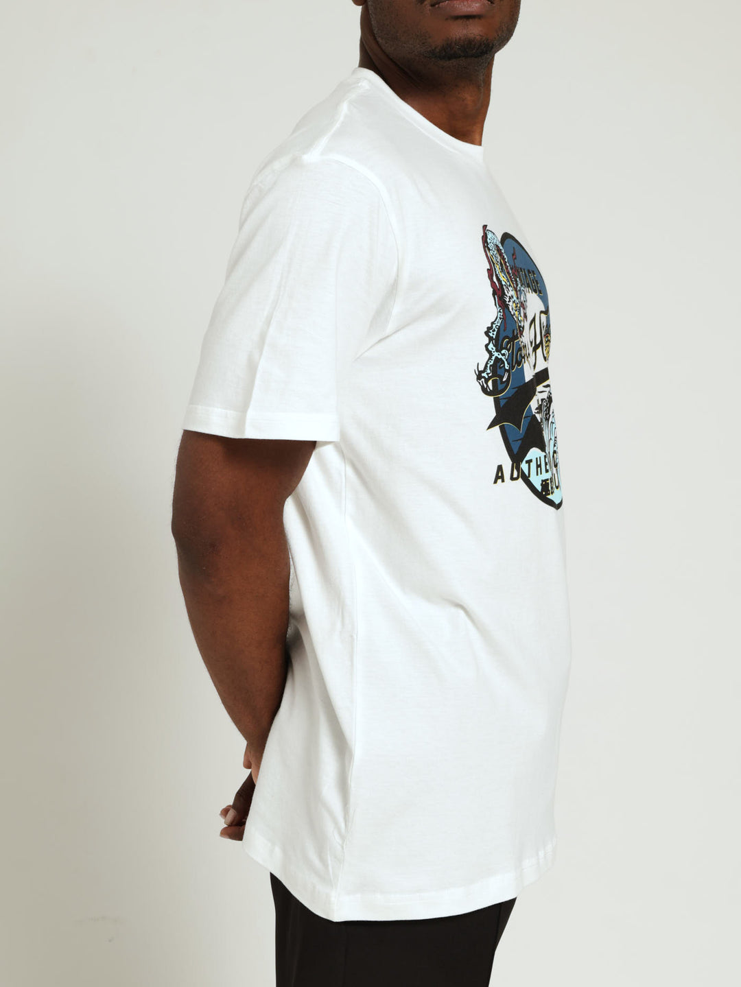 Dragon & Tiger Tee - White