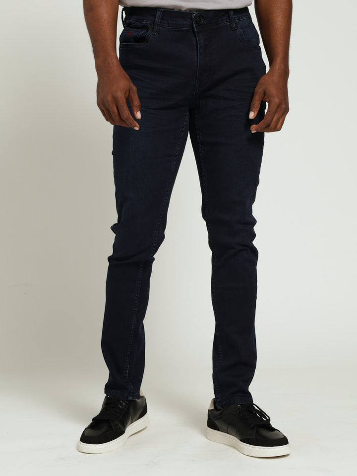 Callahan Skinny Denim Jean - Blue/Black