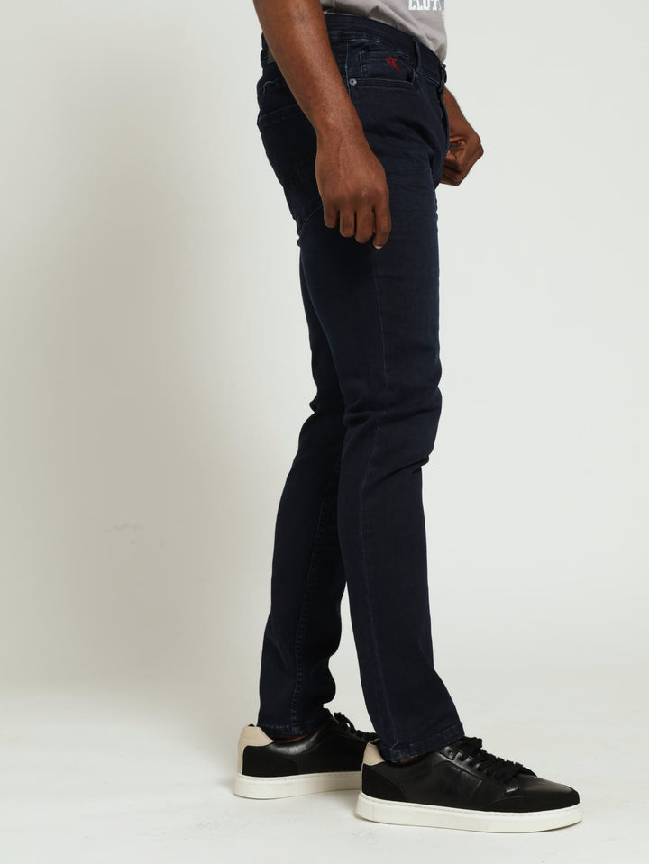 Callahan Skinny Denim Jean - Blue/Black