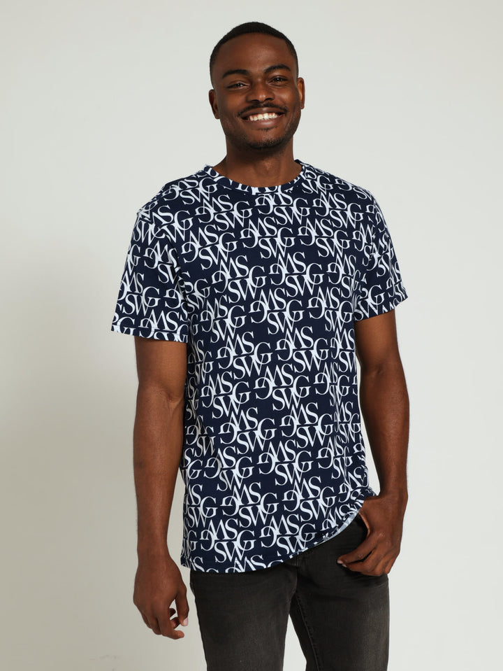 Rotary Tee - Navy