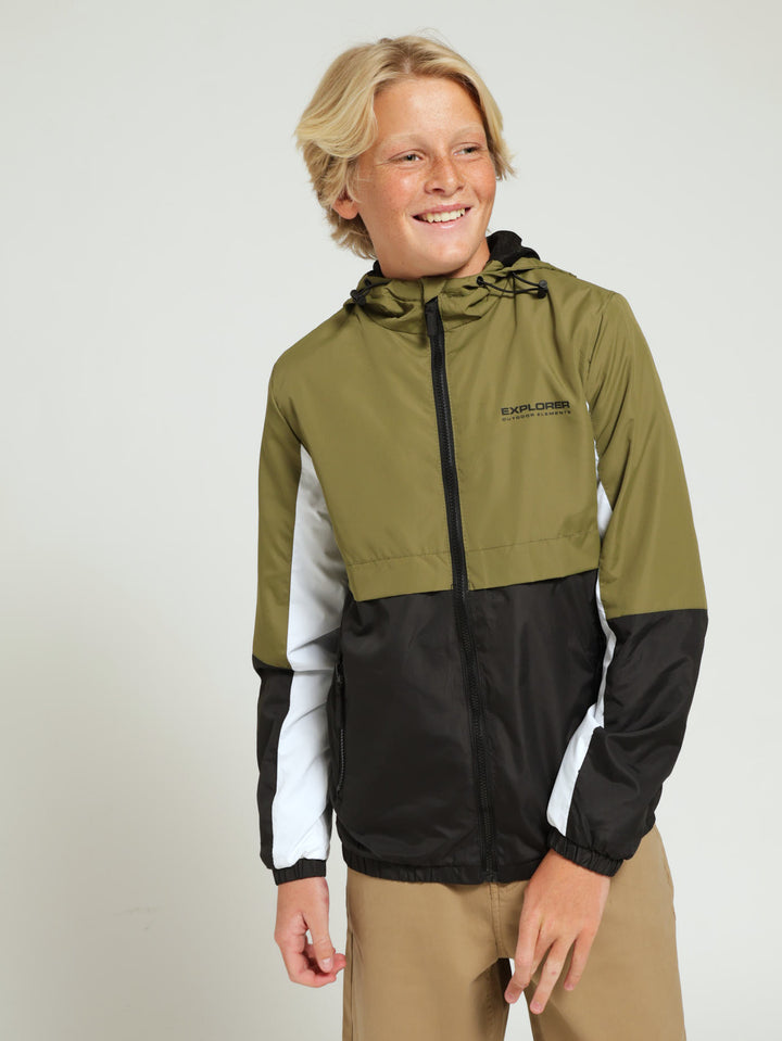 Boys Light Weight Jacket - Black