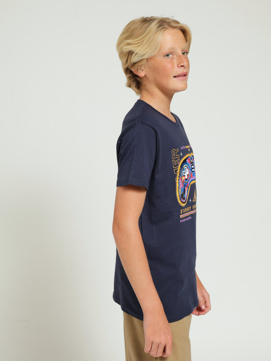 Boys Gamer Tee - Navy