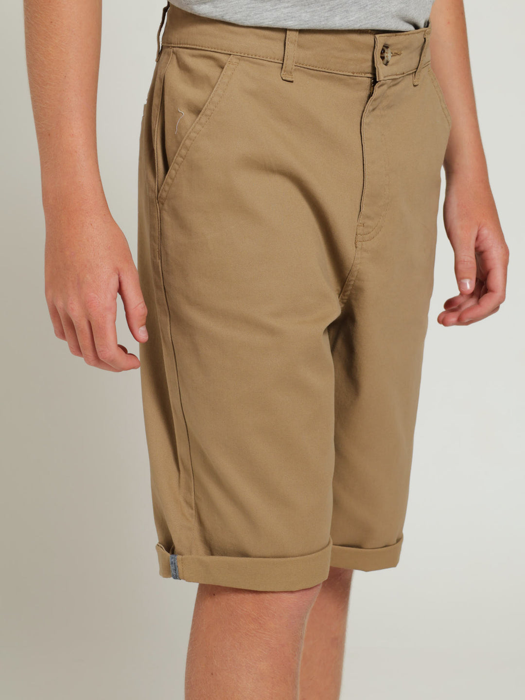 Boys Kelp Chino Shorts - Stone