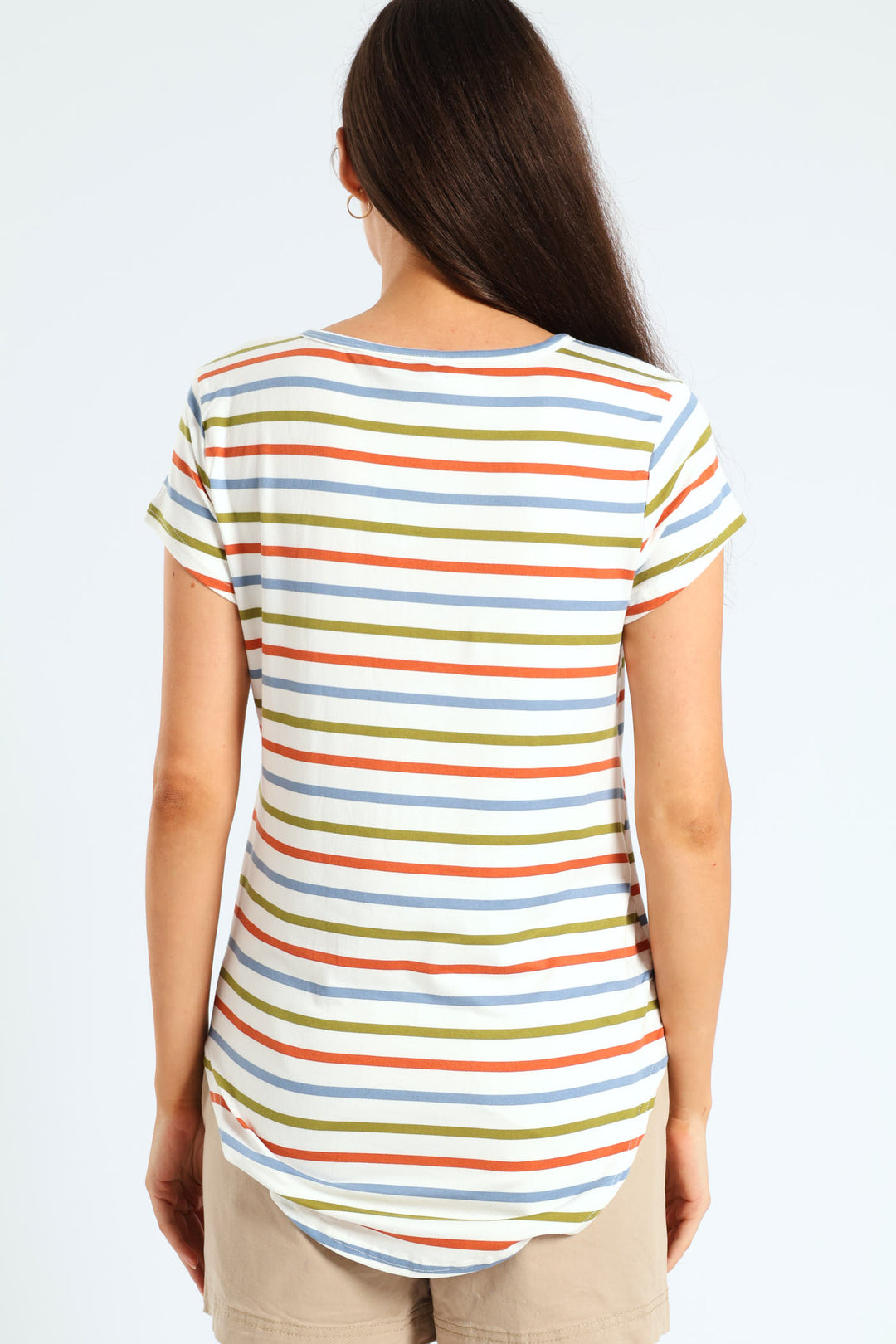 Stripe Pocket Tee