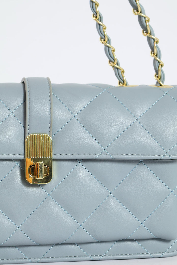 Quilted Chain Satchel