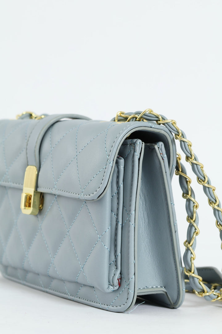 Quilted Chain Satchel