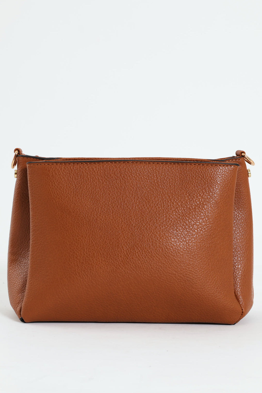 Multi Compartment Crossbody Bag - Tan