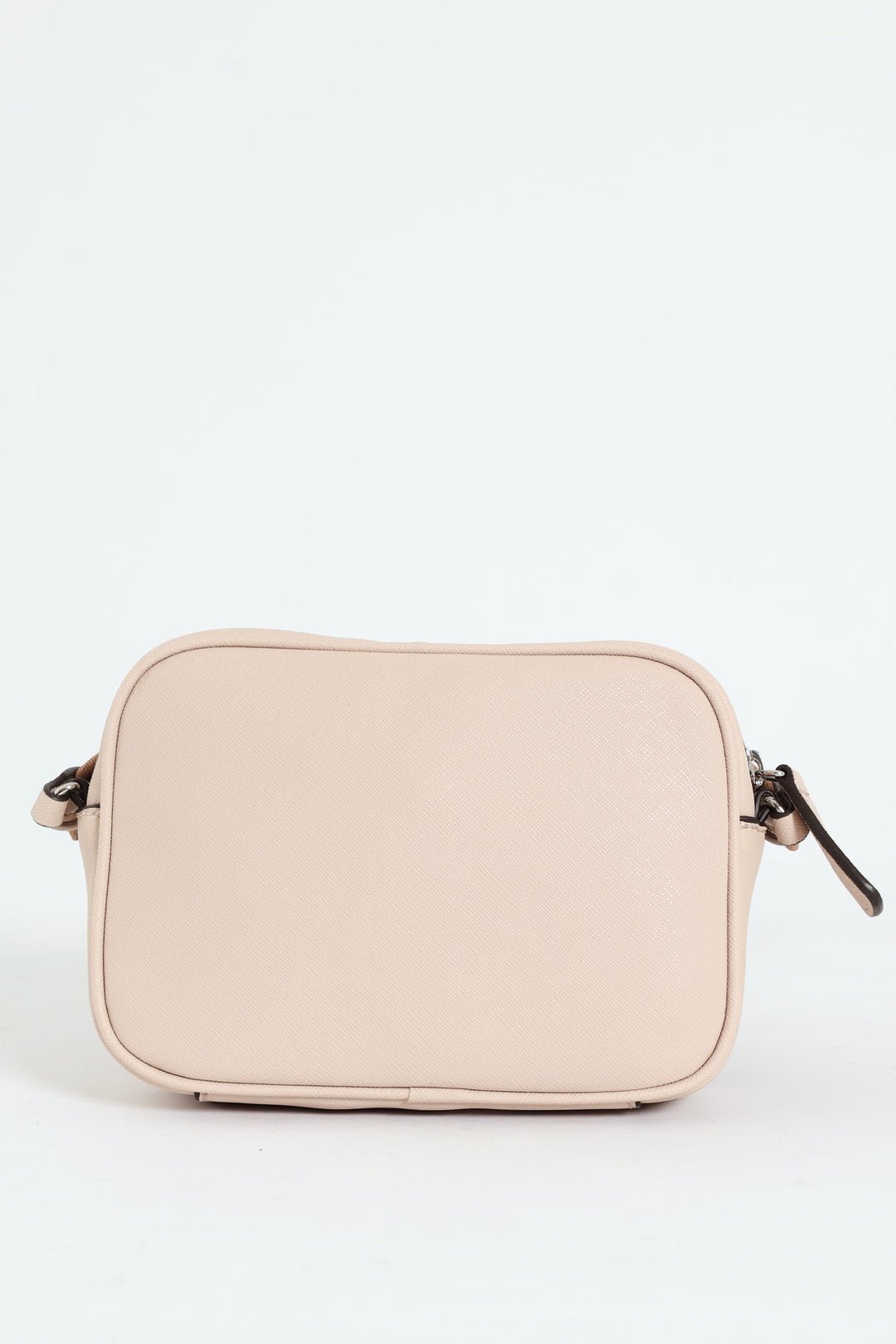 Lya Mini Double Zip Crossbody Bag - Stone