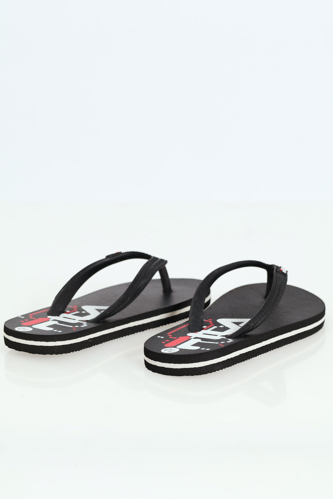 Boys Mars Flip Flop - Black/Red