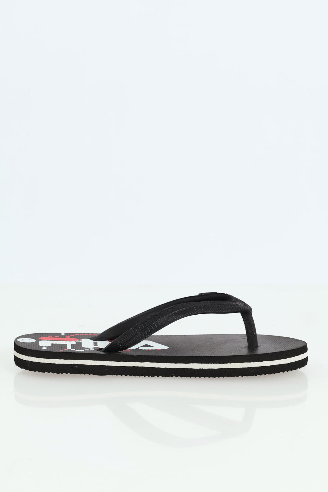 Boys Mars Flip Flop - Black/Red