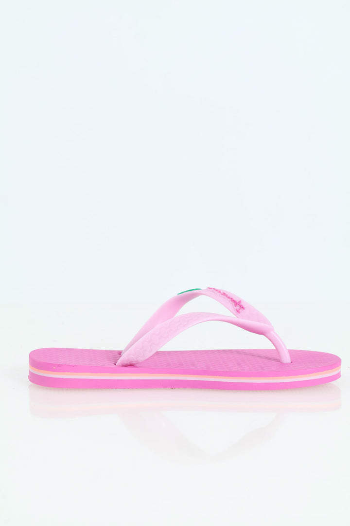 Girls Ipanema Classic Brasil Flip Flop - Purple