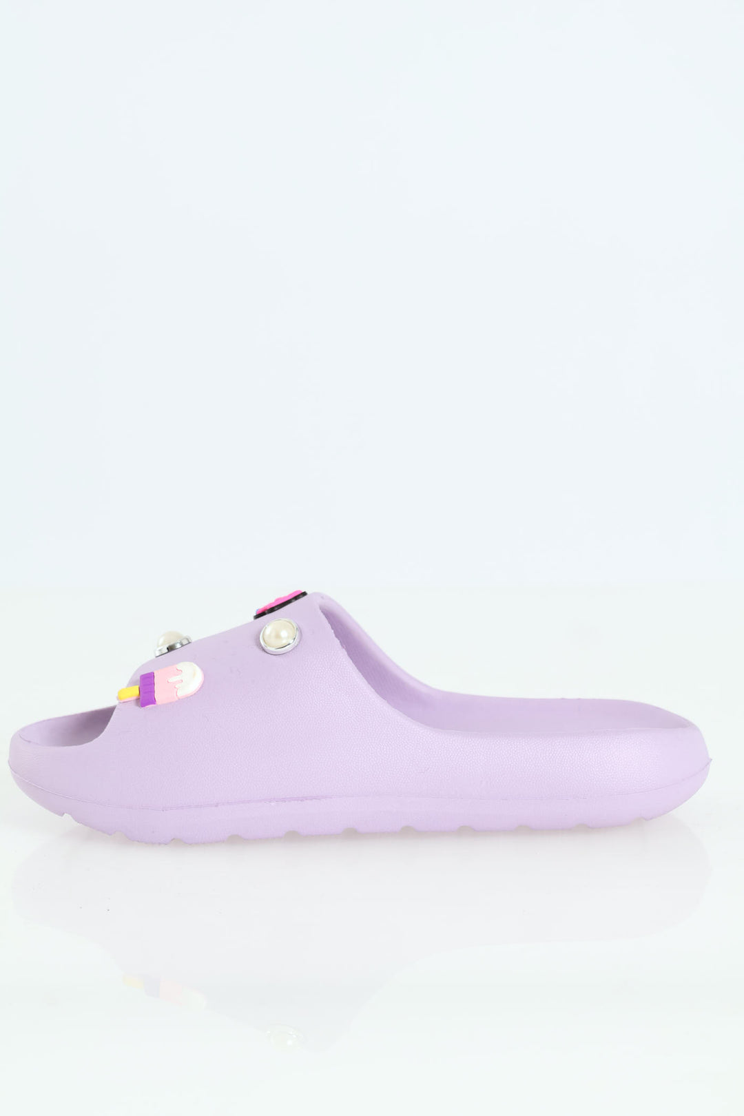 Girls Lilac Moulded Slide - Lilac