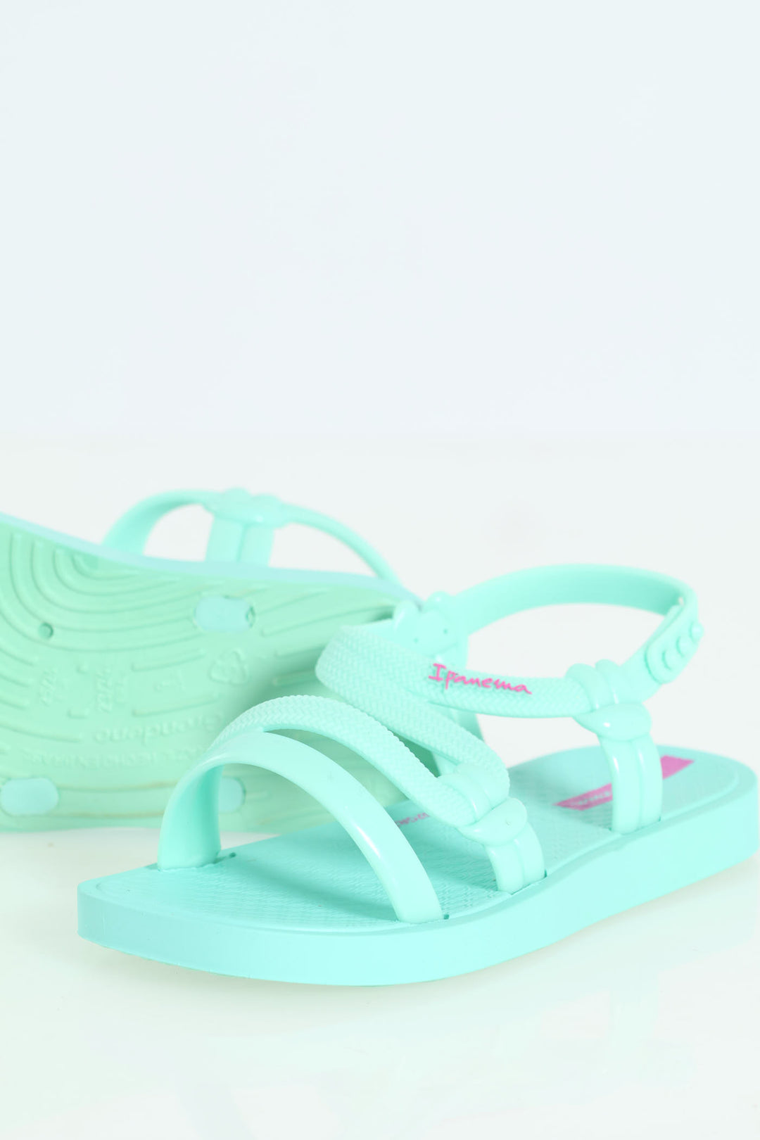 Girls Solar Baby Sandal - Aqua