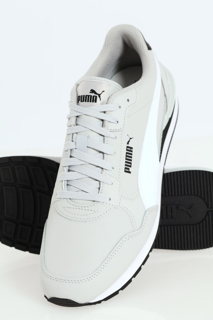 Mens Runner V4 Sneaker - Light Grey