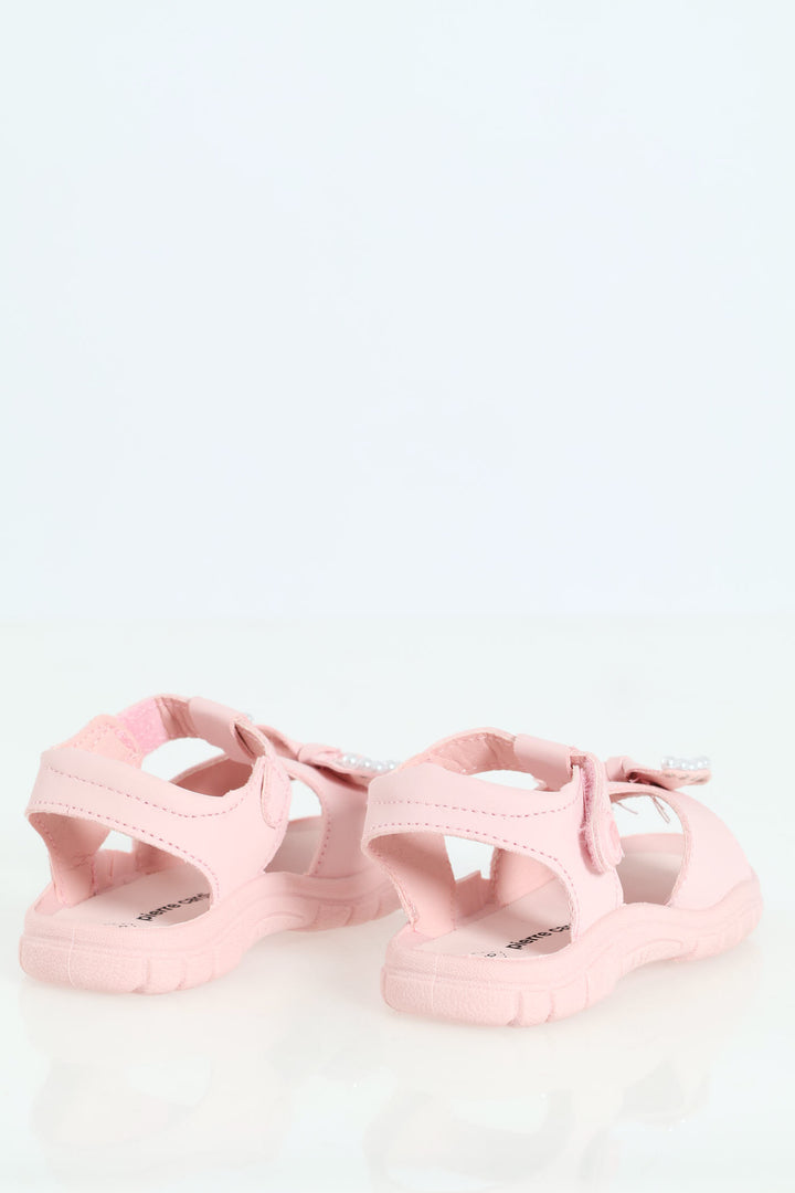 Pre-Girls Ella Open Toe Sandal - Light Pink