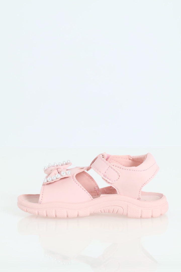 Pre-Girls Ella Open Toe Sandal - Light Pink