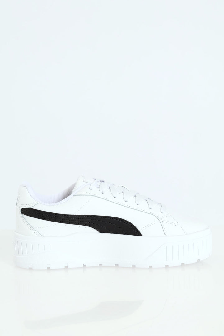 Ladies Karmen II Sneaker - White/Black