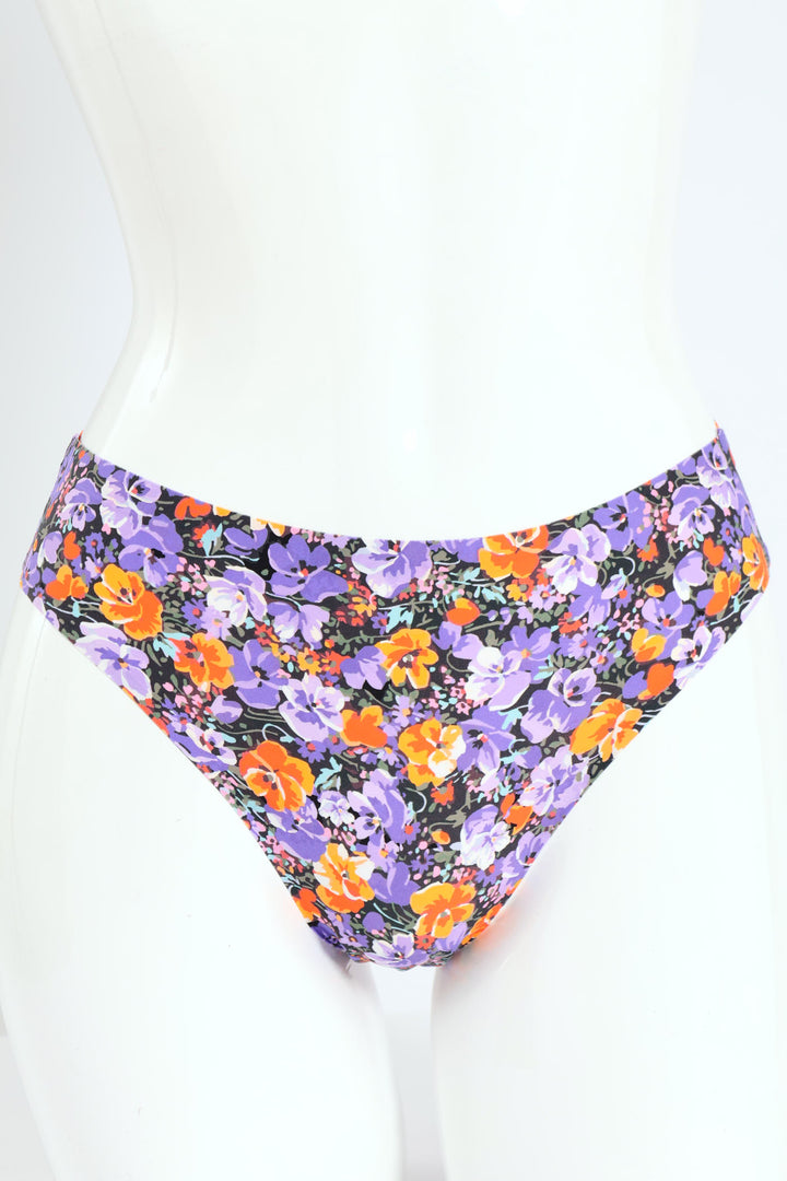 3 Pack Bikini Panties – Painted Floral/Rust/Black