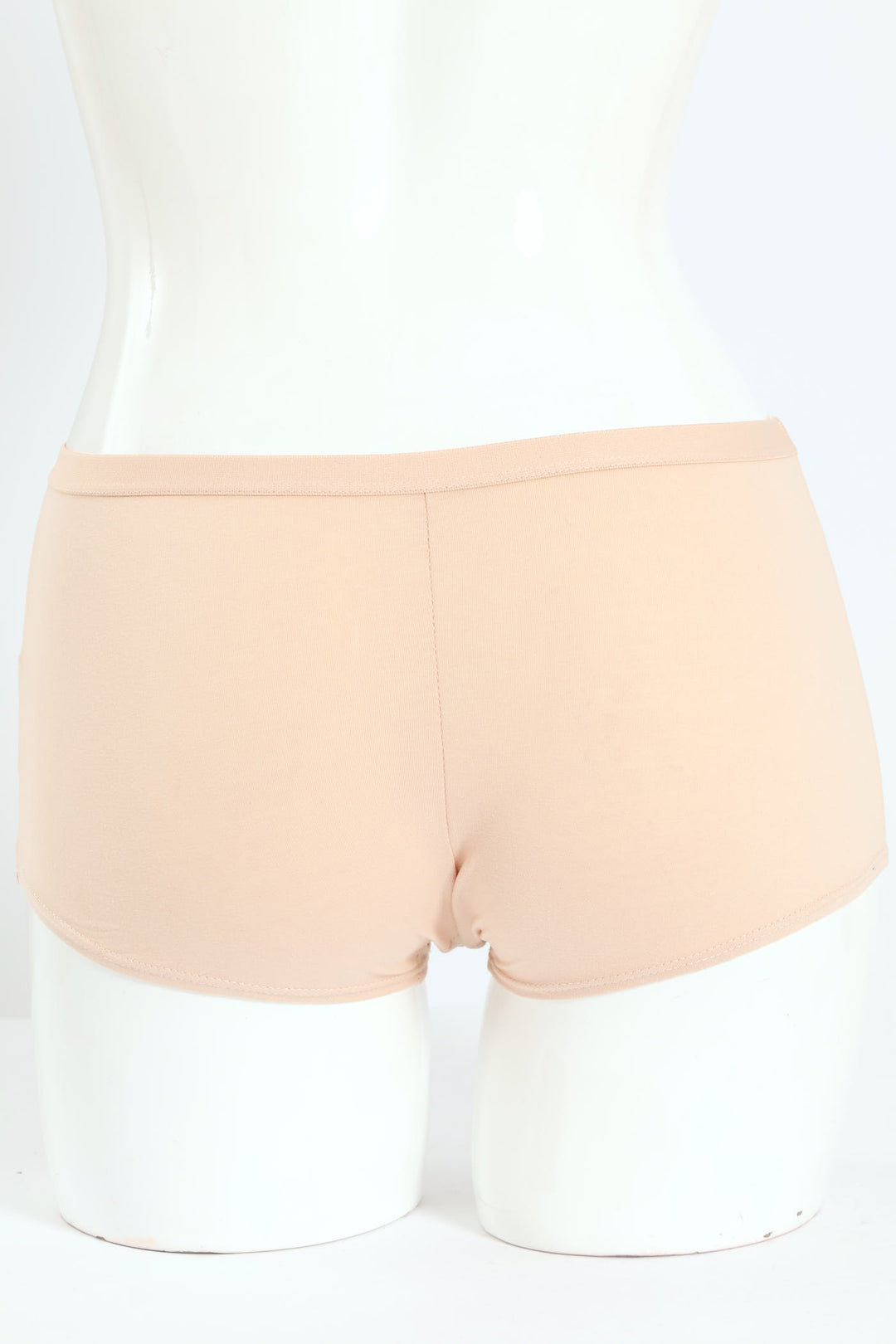 Girls 2 Pack Boyleg Pantie - Nude