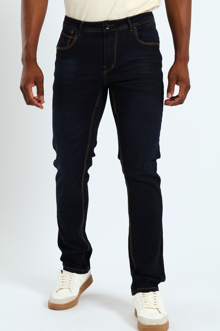 Thunder Slim Denim Jean - Blue/Black