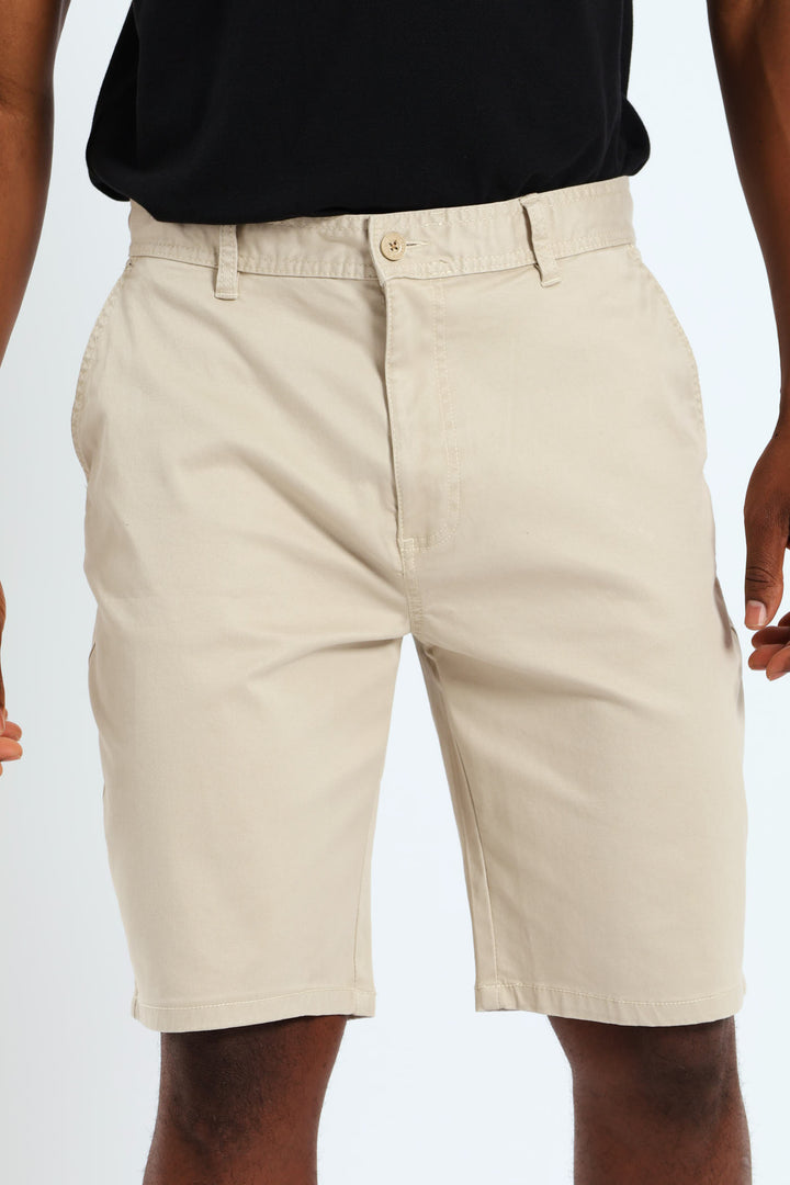 Chino Short - Stone