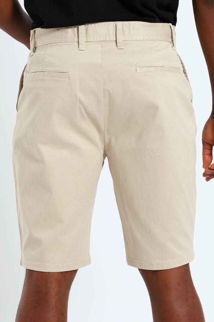 Chino Short - Stone