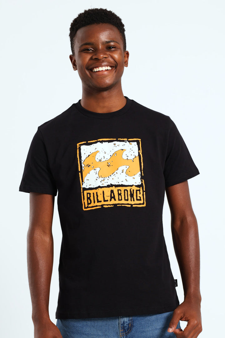 Boys Stamp Tee - Black