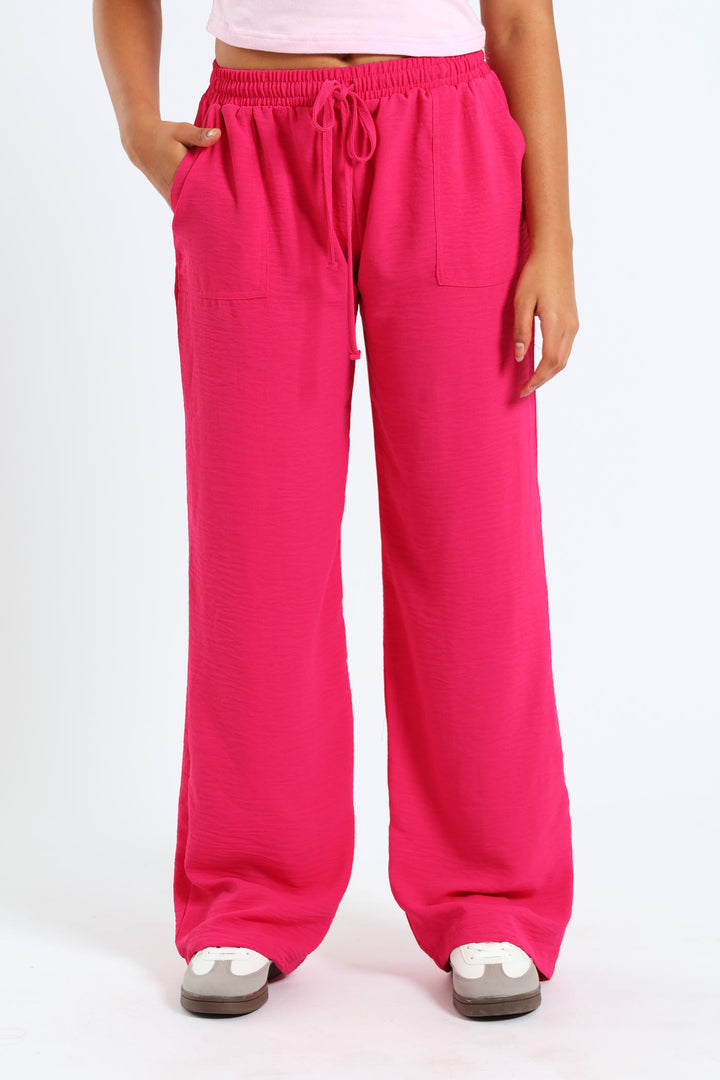 Girls Airflow Wide Leg Pant - Cerise