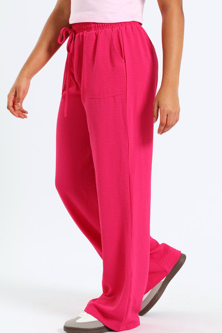 Girls Airflow Wide Leg Pant - Cerise