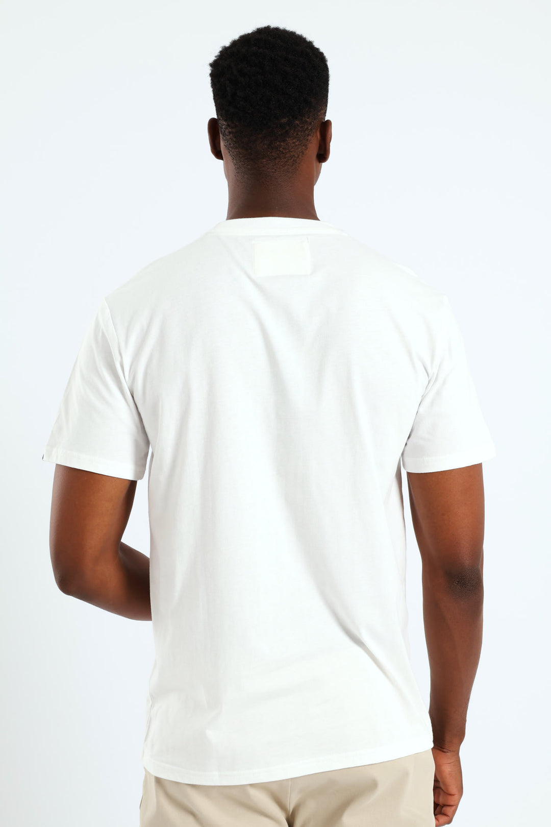 Tail Logo Embroidered Tee - White