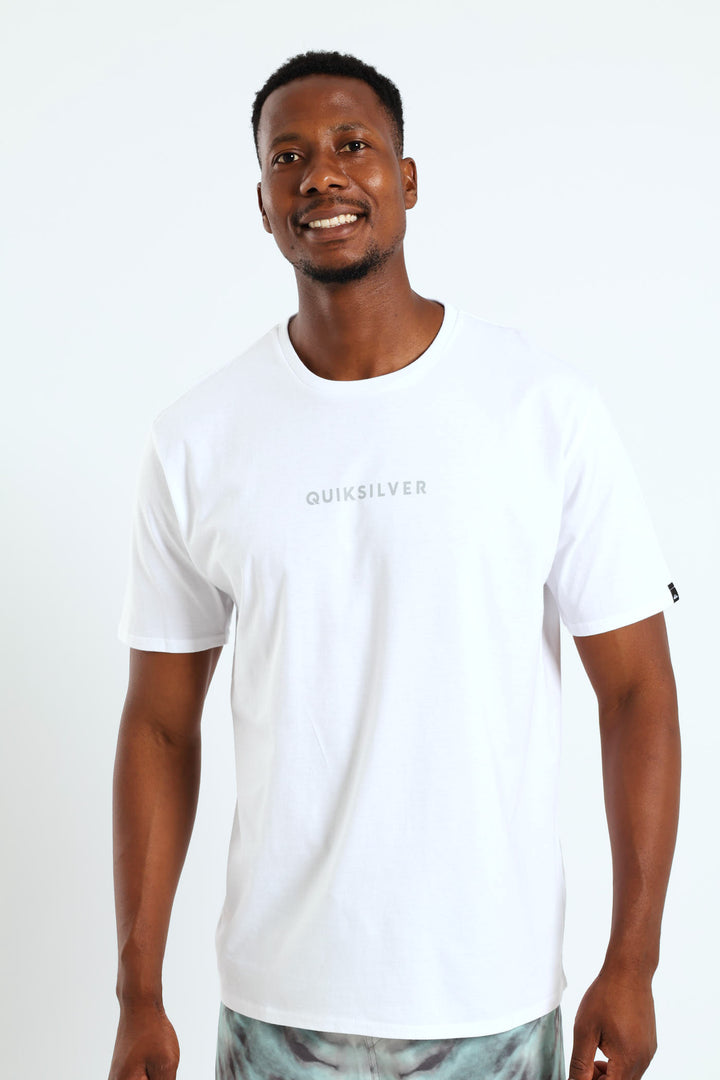 Wordmark Short Sleeve Tee - White