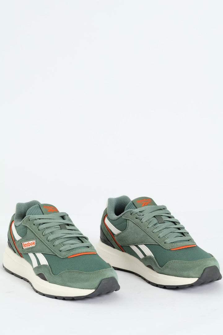 Gl1100 Retro Lace Up Sneaker - Khaki