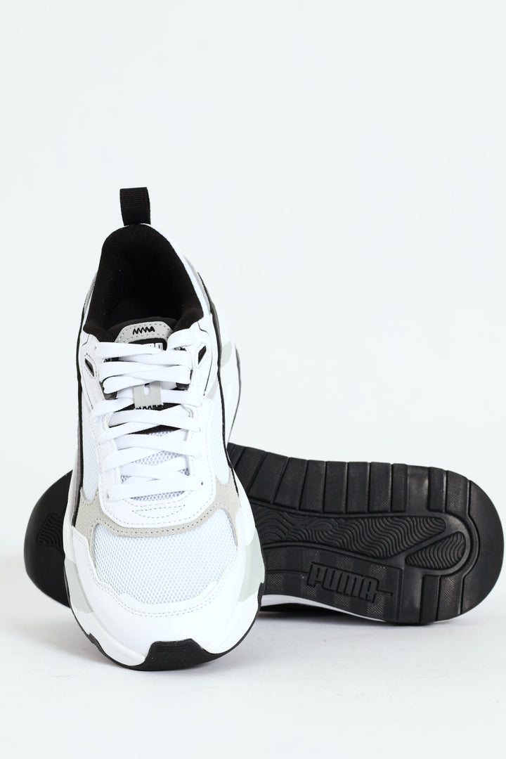 Trinity Retro Trainer - White/Grey