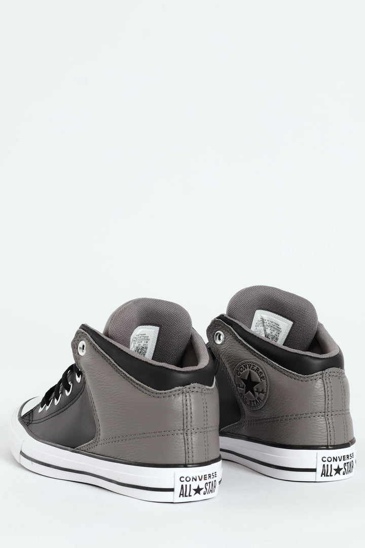 Chuck Taylor All Star Hi Street Panel Sneaker - Black/Grey