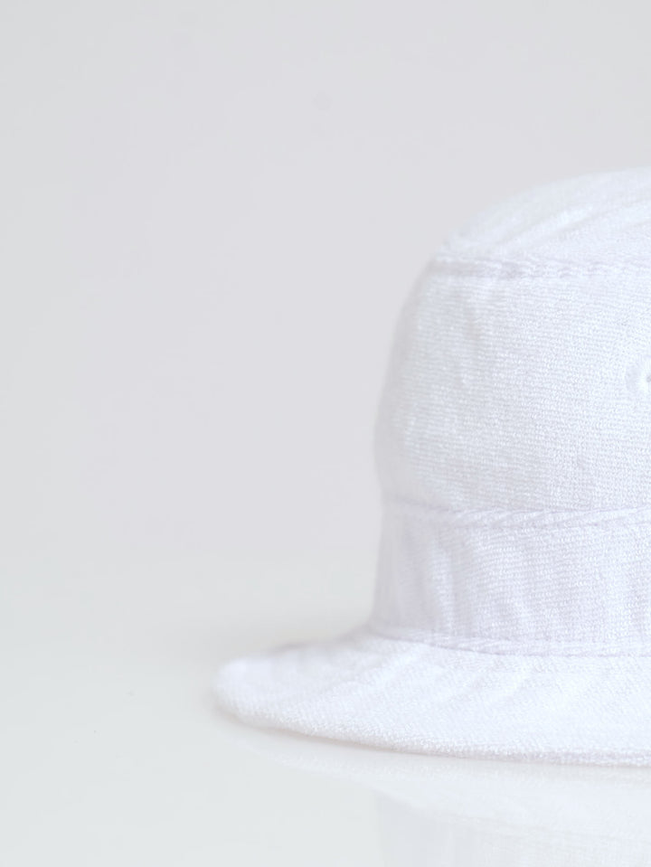 Toweling Bucket Hat - White