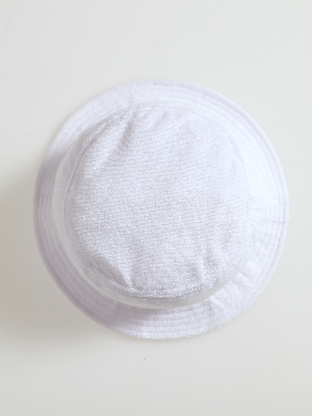 Toweling Bucket Hat - White