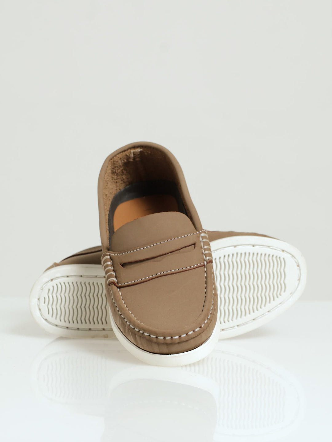 Pre-Boys Casual Slip-On - Taupe