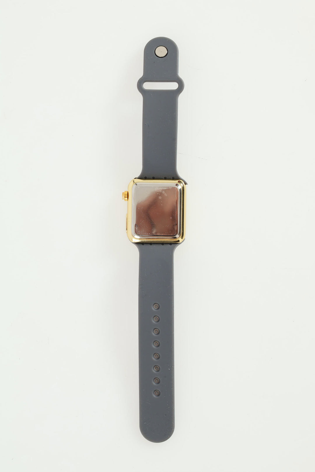 Digital Square Face Watch - Gold