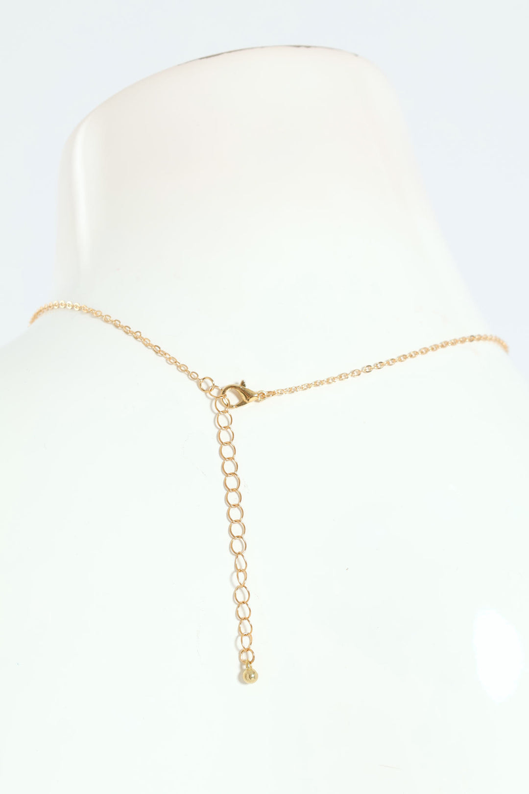 Dainty Diamante Butterfly Necklace - Gold