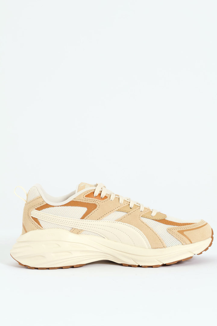 Hypnotic Closed Toe Lace Up Sneaker - Cream