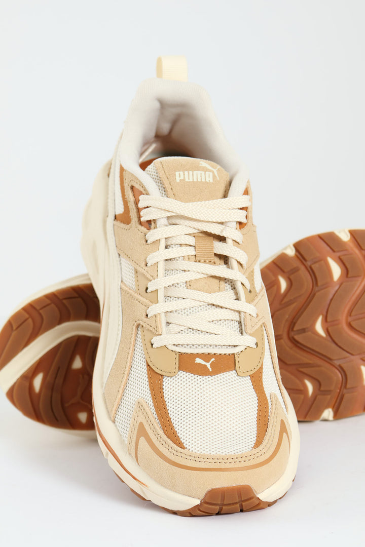 Hypnotic Closed Toe Lace Up Sneaker - Cream