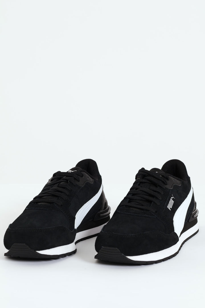 Street Runner V4 Sneaker - Black/White