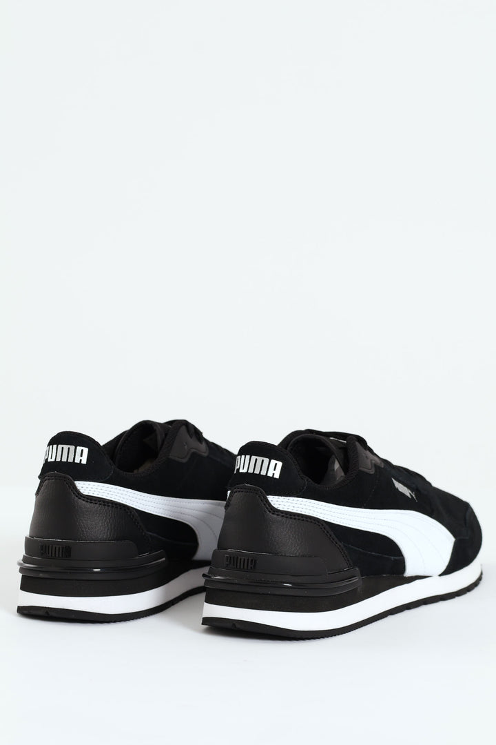 Street Runner V4 Sneaker - Black/White