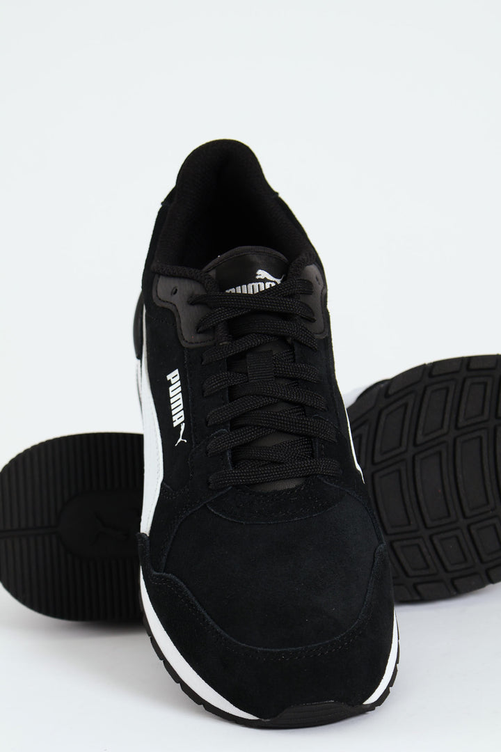 Street Runner V4 Sneaker - Black/White