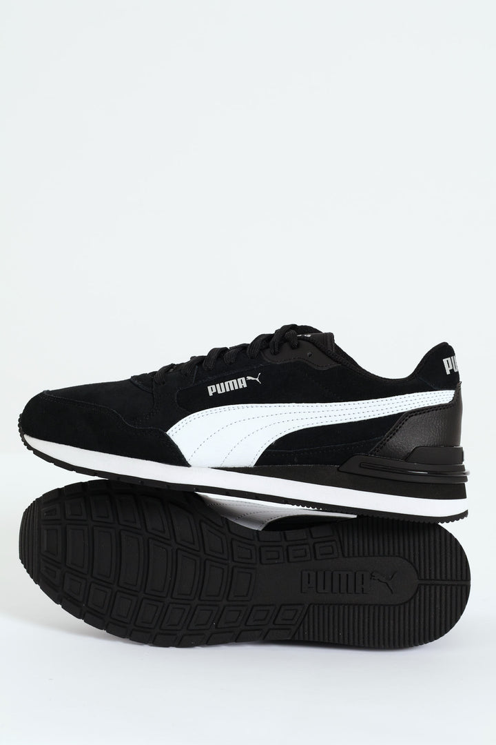 Street Runner V4 Sneaker - Black/White