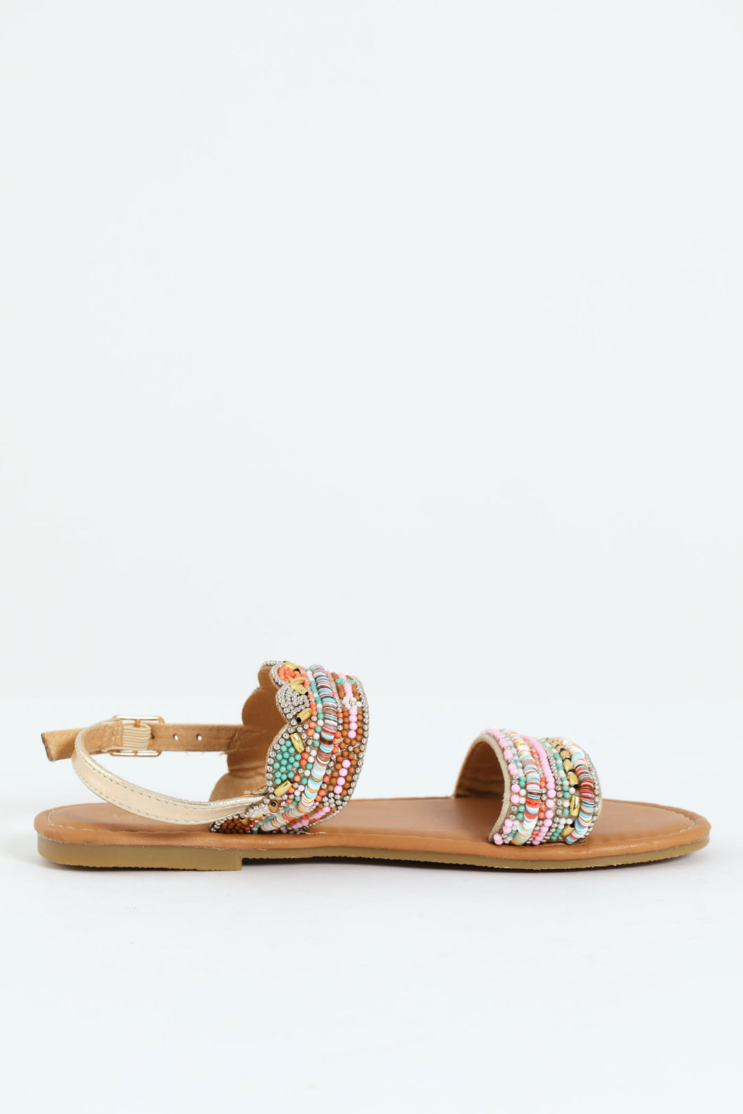 Girls Beaded Slingback Sandal