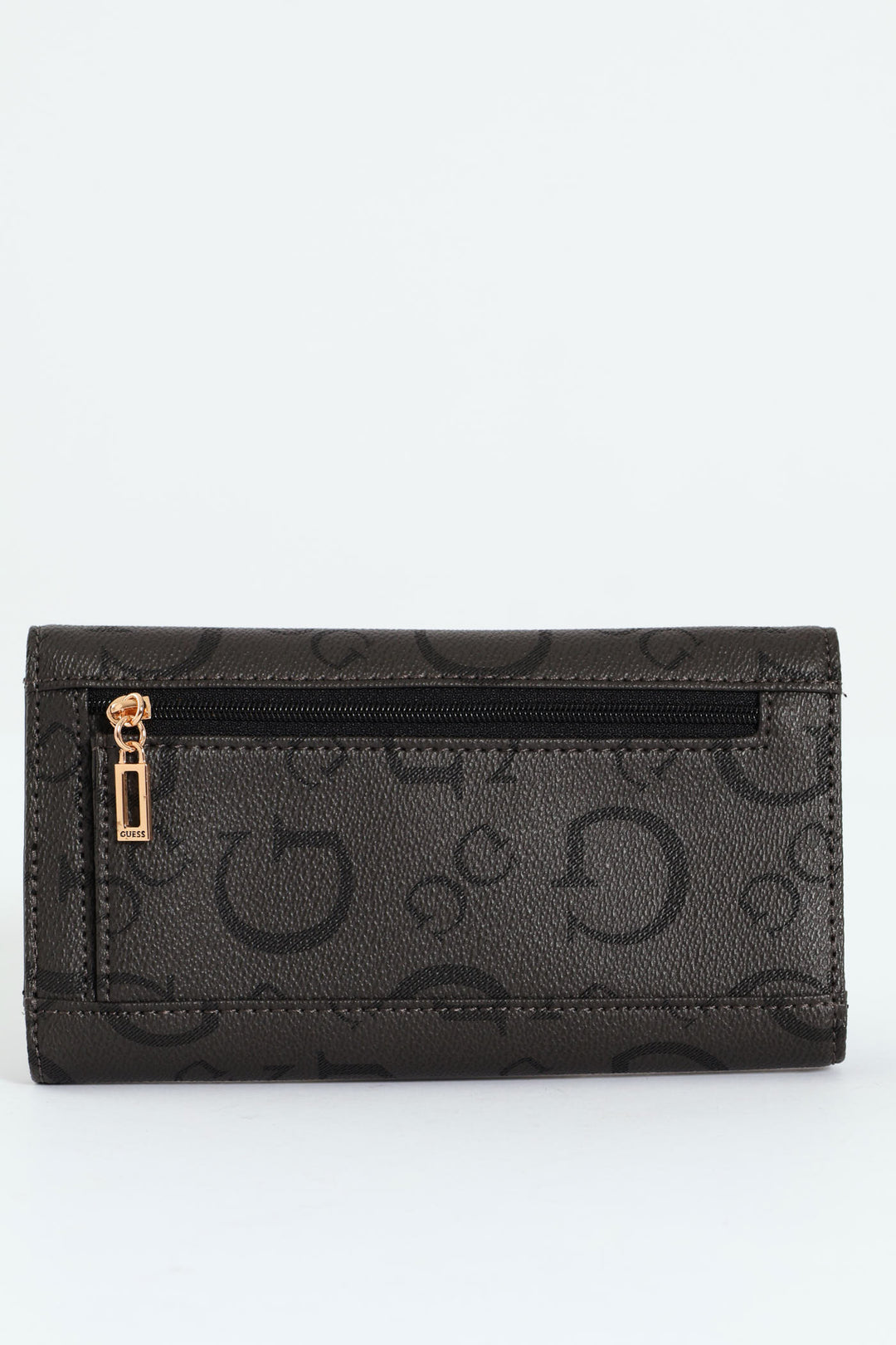 Delphina Slim Clutch Purse - Charcoal