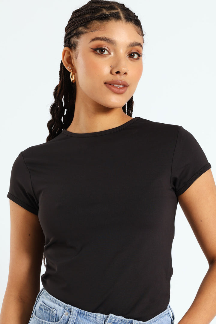 Skin Tight Tee - Black