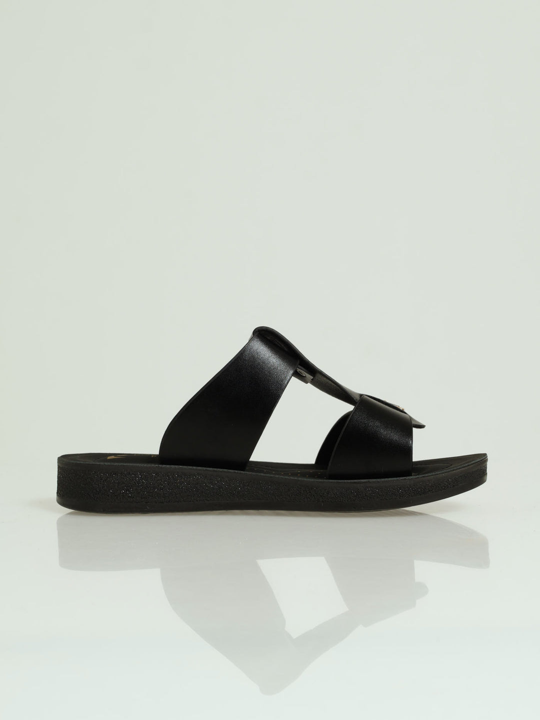 Senna Push-In Buckle Sandal - Black